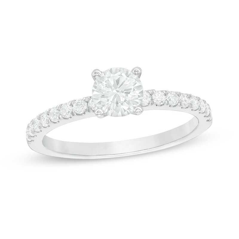 Previously Owned 1.00 CT. T.W. Diamond Engagement Ring 14K White Gold