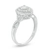 Thumbnail Image 2 of Previously Owned - 0.45 CT. T.W. Diamond Double Pear-Shaped Twist Engagement Ring in 10K White Gold