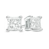 Thumbnail Image 1 of Previously Owned - 2.00 CT. T.W. Princess-Cut Diamond Solitaire Stud Earrings in 14K White Gold (J/I2)
