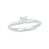 Thumbnail Image 0 of Previously Owned - 0.20 CT. Princess-Cut Diamond Solitaire Engagement Ring in 14K White Gold