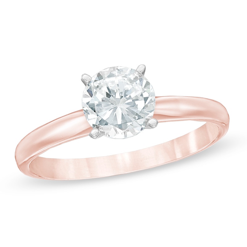 Previously Owned - 1.00 CT. Canadian Diamond Solitaire Engagement Ring in 14K Rose Gold (J/I3)