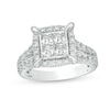 Thumbnail Image 0 of Previously Owned - 2.00 CT. T.W. Quad Princess-Cut Diamond Frame Engagement Ring in 14K White Gold