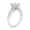 Thumbnail Image 0 of Previously Owned - 0.50 CT. T.W. Quad Princess-Cut Diamond Frame Engagement Ring in 14K White Gold