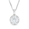 Thumbnail Image 1 of Previously Owned - 1.00 CT. T.W.  Diamond Frame Pendant in 14K White Gold (I/I2)