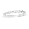 Thumbnail Image 1 of Previously Owned - 0.25 CT. T.W. Diamond Double Row Band in 10K White Gold