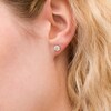 Thumbnail Image 2 of Previously Owned - 1.00 CT. T.W. Diamond Solitaire Stud Earrings in 10K White Gold