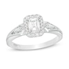 Thumbnail Image 1 of Previously Owned - Emmy London 0.50 CT. T.W. Emerald-Cut Diamond Vintage-Style Engagement Ring in 18K White Gold (F/VS2)