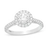 Thumbnail Image 1 of Previously Owned - Emmy London 1.60 CT. T.W. Diamond Frame Vintage-Style Engagement Ring in 18K White Gold (F/VS2)