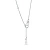 Thumbnail Image 3 of Previously Owned - Trouvaille Collection 0.33 CT. T.W. DeBeers®-Graded Diamond Frame Pendant in 14K White Gold (F/I1)