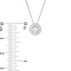 Thumbnail Image 4 of Previously Owned - Trouvaille Collection 0.50 CT. T.W. DeBeers®-Graded Diamond Frame Pendant in 14K White Gold (F/I1)