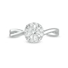 Thumbnail Image 4 of Previously Owned - 1.00 CT. T.W. Diamond Split Shank Engagement Ring in 14K White Gold (J/I3)