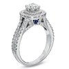 Thumbnail Image 3 of Previously Owned - Vera Wang Love Collection 1.45 CT. T.W. Diamond Frame Split Shank Engagement Ring in 14K White Gold