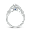 Thumbnail Image 3 of Previously Owned - Vera Wang Love Collection 1.23 CT. T.W. Diamond Double Frame Twist Engagement Ring in 14K White Gold