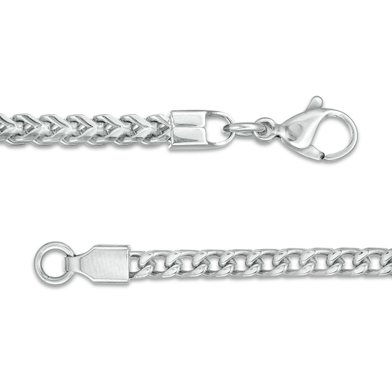 Previously Owned - Men's 3.0mm Franco Chain Bracelet in Stainless Steel - 8.5"|Peoples Jewellers
