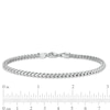 Previously Owned - Men's 3.0mm Franco Chain Bracelet in Stainless Steel - 8.5"