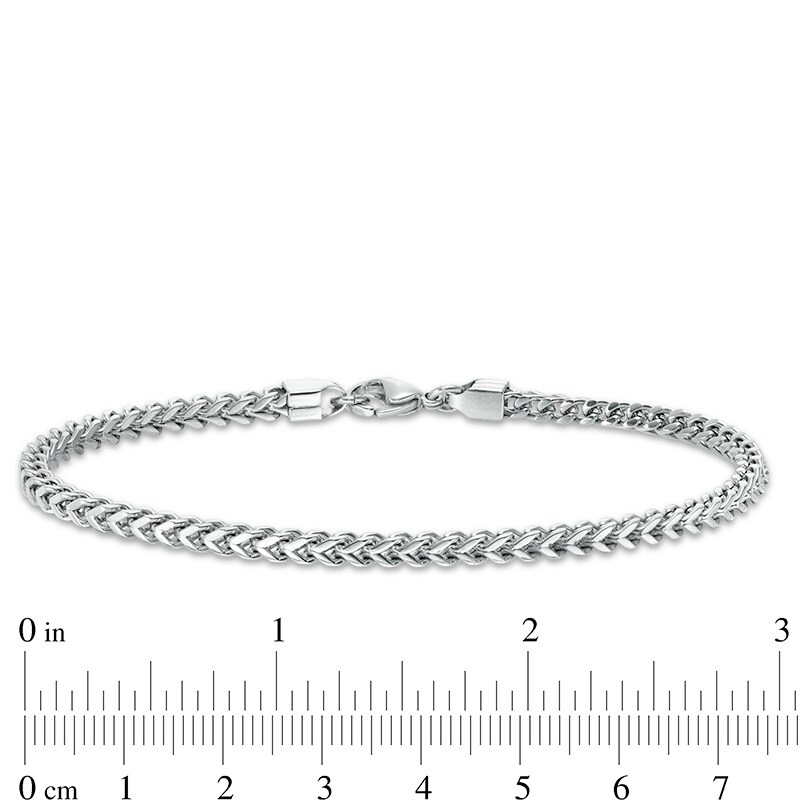 Previously Owned - Men's 3.0mm Franco Chain Bracelet in Stainless Steel - 8.5"|Peoples Jewellers