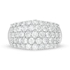 Previously Owned - 1.95 CT. T.W. Lab-Created Diamond Multi-Row Ring in 14K White Gold (F/SI2)