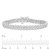 Previously Owned - 1.00 CT. T.W. Diamond Triple-Row Tennis Bracelet in Sterling Silver