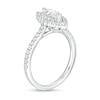 Thumbnail Image 3 of Previously Owned - 0.95 CT. T.W. Marquise Diamond Frame Engagement Ring in 14K White Gold