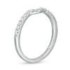 Thumbnail Image 3 of Previously Owned - Trouvaille Collection 0.25 CT. T.W. Diamond Coordinating Contour Wedding Band in 18K White Gold
