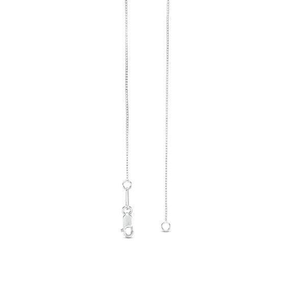 Previously Owned - 0.7mm Box Chain Necklace in Solid 14K White Gold - 18"