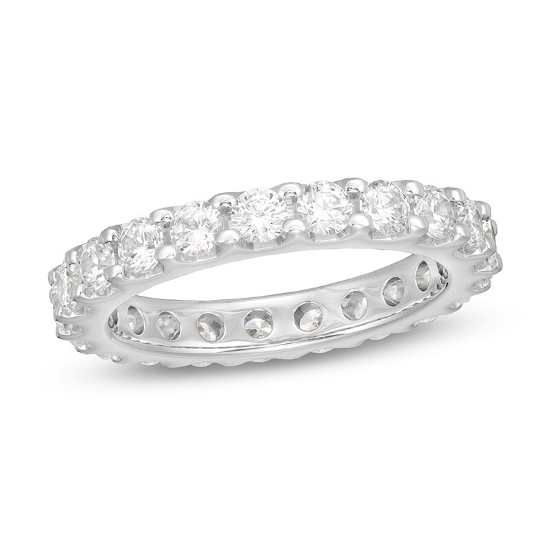 Previously Owned - 2.00 CT. T.W. Diamond Eternity Band in 14K White Gold (I/I2)|Peoples Jewellers