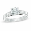 Thumbnail Image 0 of Previously Owned - 0.50 CT. Diamond Solitaire Crown Royal Engagement Ring in 14K White Gold (J/I2)