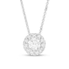 Thumbnail Image 1 of Previously Owned - 0.50 CT. T.W. Lab-Grown Diamond Frame Pendant in 14K White Gold (F/SI2)