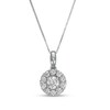Thumbnail Image 1 of Previously Owned - 1.00 CT. T.W. Lab-Grown Diamond Frame Pendant in 14K White Gold (F/SI2)