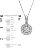 Thumbnail Image 3 of Previously Owned - 1.00 CT. T.W. Lab-Grown Diamond Frame Pendant in 14K White Gold (F/SI2)
