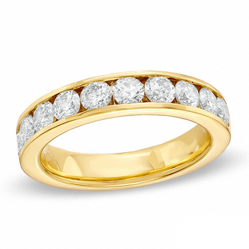 Main Image 1 of Previously Owned - 1.00 CT. T.W. Diamond Band in 14K Gold