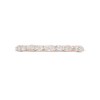 Thumbnail Image 4 of Previously Owned - 0.10 CT. T.W. Diamond Alternating Marquise Wedding Band in 10K Rose Gold