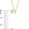 Thumbnail Image 3 of Previously Owned - 0.15 CT. Diamond Solitaire Pendant in 10K Gold (J/I3)
