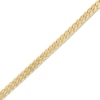 Thumbnail Image 0 of Previously Owned - Italian Gold 7.0mm Hollow Flat Curb Chain Link Bracelet in 18K Gold - 7.26"