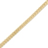 Previously Owned - Italian Gold 7.0mm Flat Curb Chain Link Bracelet in 18K Gold - 7.26"