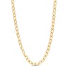 Previously Owned - Italian Gold 4.8mm Diamond-Cut Brilliance Bead Curb-Style Chain Link Necklace in 18K Gold - 18"