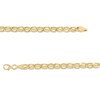 Previously Owned - Italian Gold 4.8mm Diamond-Cut Brilliance Bead Curb-Style Chain Link Necklace in 18K Gold - 18"