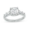 Thumbnail Image 1 of Previously Owned - 1.50 CT. T.W. Lab-Grown Diamond Frame Engagement Ring in 14K White Gold (F/I1)