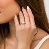 Thumbnail Image 2 of Previously Owned - 1.50 CT. T.W. Lab-Grown Diamond Frame Engagement Ring in 14K White Gold (F/I1)