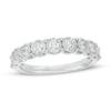 Thumbnail Image 1 of Previously Owned - 0.50 CT. T.W. Diamond Nine Stone Anniversary Band in 10K White Gold