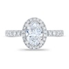 Thumbnail Image 3 of Previously Owned - Royal Asscher® 1.50 CT. T.W. Oval Diamond Frame Engagement Ring in 14K White Gold