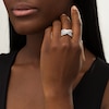 Previously Owned - 2.00 CT. T.W.  Lab-Grown Diamond Multi-Row Bypass Ring in 14K White Gold (F/SI2)
