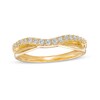 Thumbnail Image 1 of Previously Owned - 0.25 CT. T.W. Diamond Contour Anniversary Band in 14K Gold