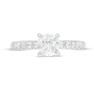Previously Owned - 1.40 CT. T.W. Lab-Created Diamond Engagement Ring in 14K White Gold (F/SI2)