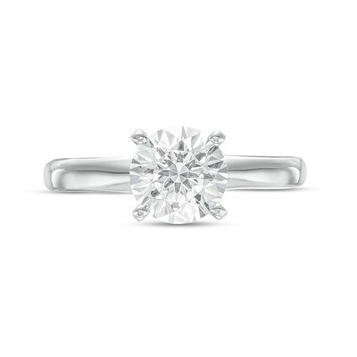 Previously Owned - 1.20 CT. Diamond Solitaire Engagement Ring in 14K White Gold (J/I3)