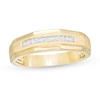 Previously Owned - Men's 0.10 CT. T.W. Diamond Wedding Band in 14K Gold
