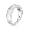 Thumbnail Image 2 of Previously Owned - 0.085 CT. T.W. Diamond Single Edge Wedding Band in 10K White Gold