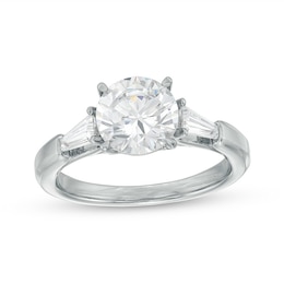 Previously Owned - 2.50 CT. T.W. Lab-Grown Diamond Engagement Ring in 14K White Gold (F/I1)