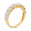 Thumbnail Image 3 of Previously Owned - 0.50 CT. T.W. Diamond Nine Stone Anniversary Band in 10K Gold