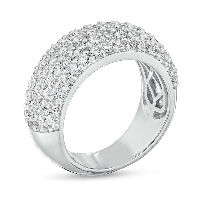 Previously Owned - 2.00 CT. T.W. Lab-Grown Multi-Diamond Anniversary Band in 14K White Gold (F/SI2)